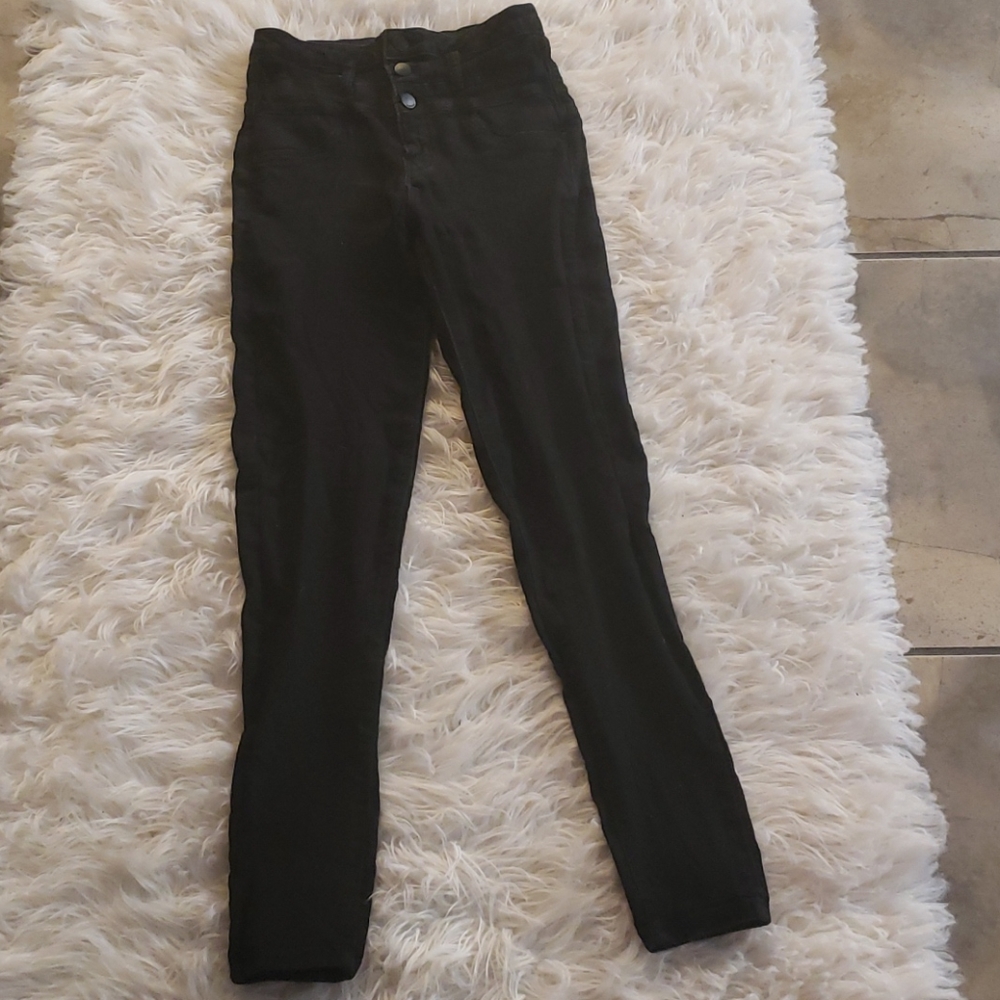 Charlotte russe black high-waisted jeans